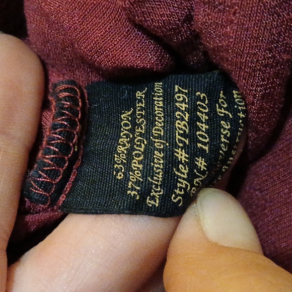 Mine Tied Short Sleeve Embroidered Peasant Top. - Picture 7 of 10